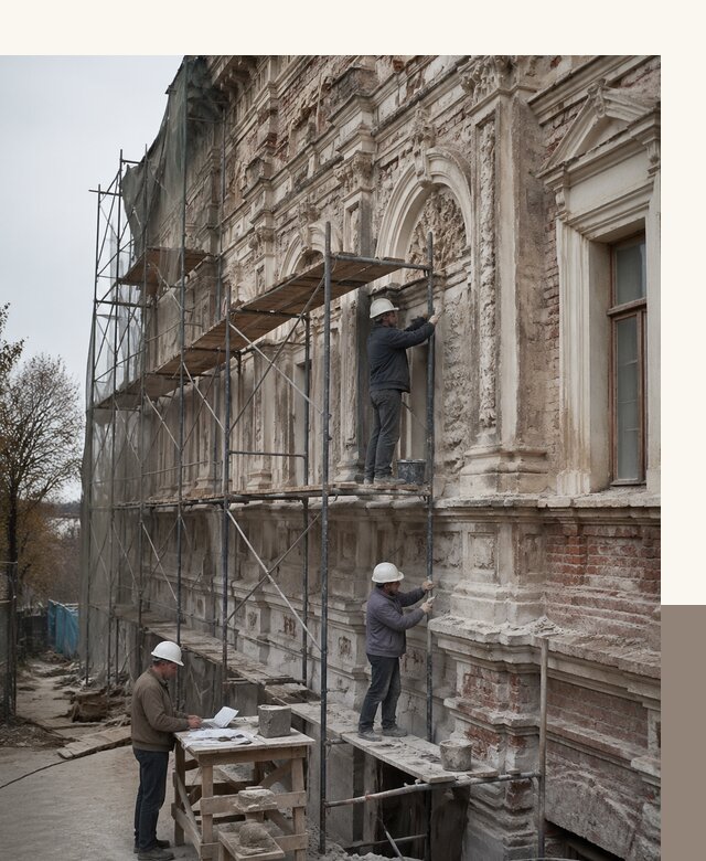 Реставрация объектов культурного наследия под ключ в Еманжелинске