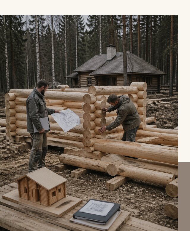 Проектирование и строительство домов из бревна в Еманжелинске